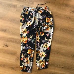 Floral Joggers